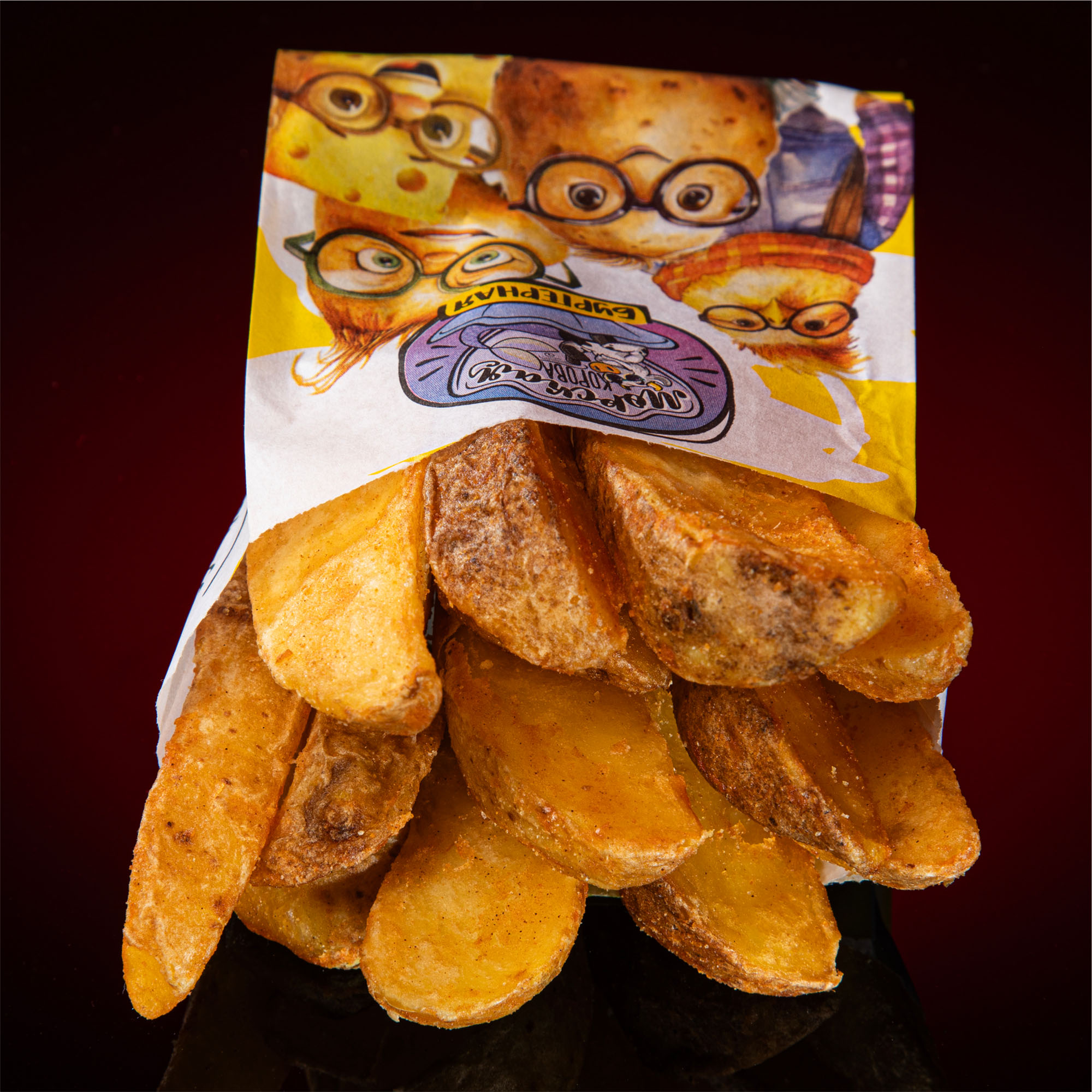 Картофель дольки