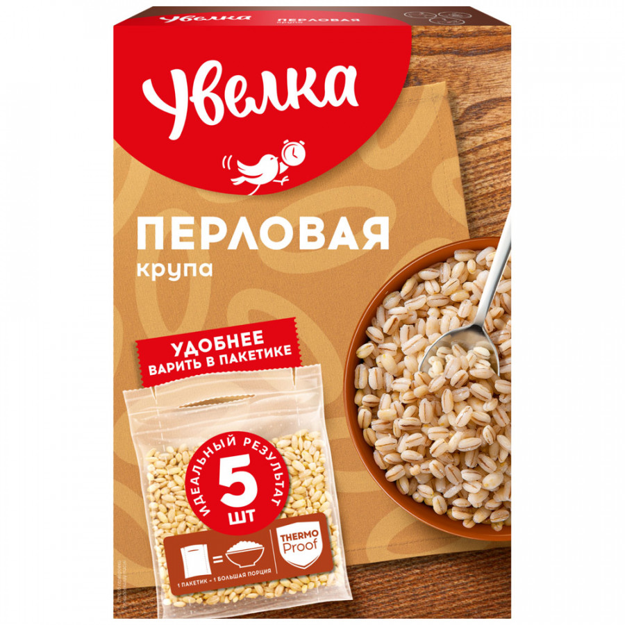 Крупа Увелка 5*80гр перловая