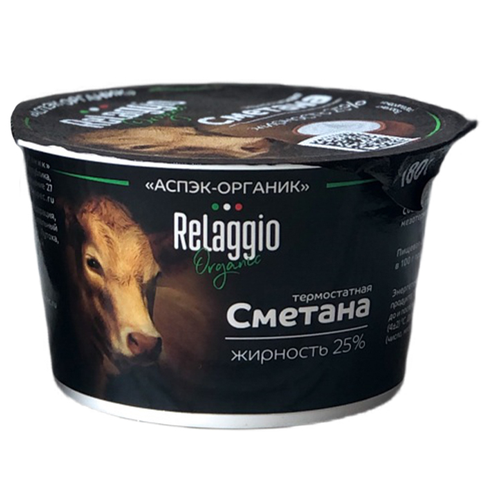Сметана Relaggio 180г 25% п/ст