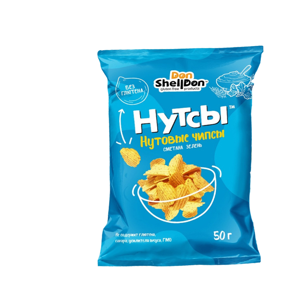 Нутсы Don Shelldon 50гр сметана/зелень