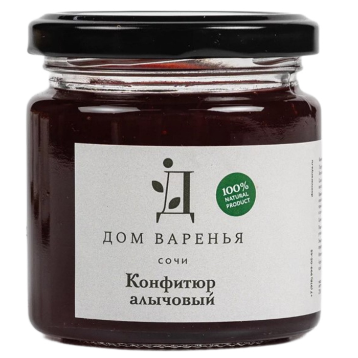 Конфитюр Дом варенья 210г ст/б алычовый