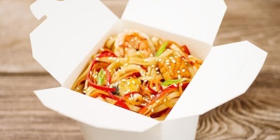 WOK c Морепродуктами в Устричном соусе