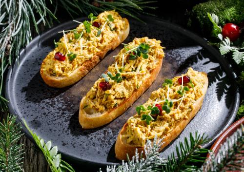 3шт Томленая мякоть кролика на лаваше