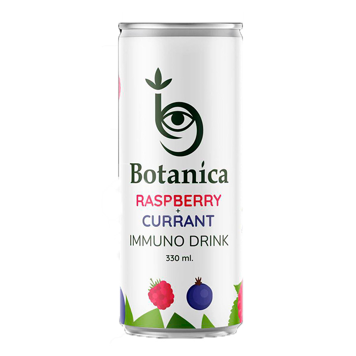 Botanica малина/смородина 330мл газ