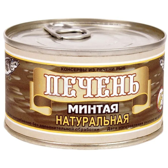 Печень минтая Норд Фиш 220гр ж/б