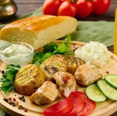 Бизнес-ланч с курицей