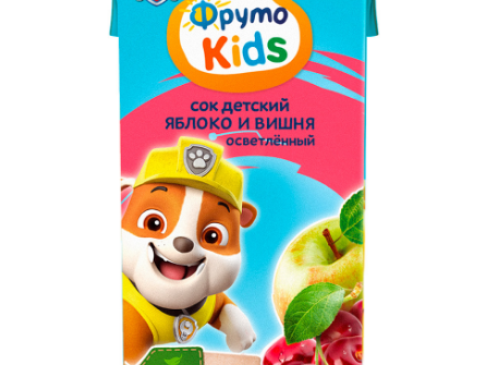 Сок яблоко-вишня осветлённый Фруто Kids