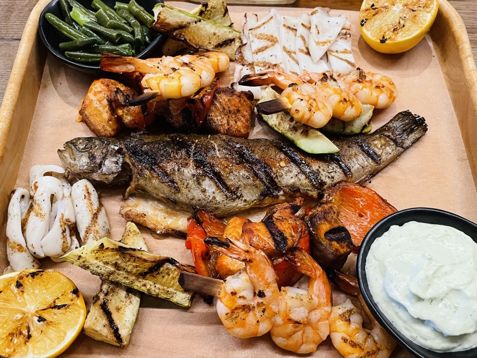 Рыба и морепродукты на компанию