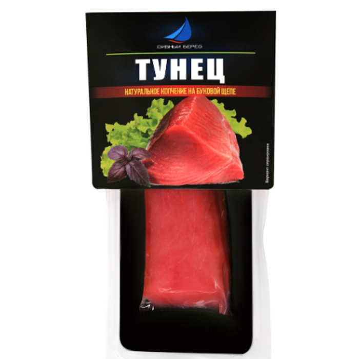 Тунец копченый на буковой щепе 150г в/у