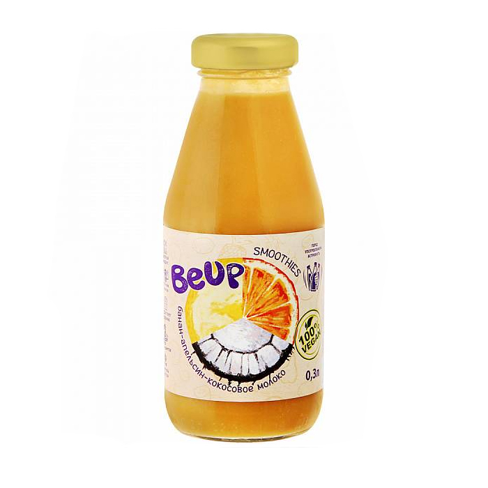 Смузи Be Up !DEAS 0,3л банан/апельсин
