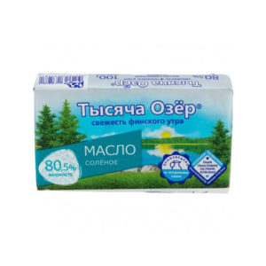 Масло тыс.озёр 80,5% сливочное