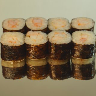 Маки с креветкой