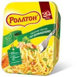 Роллтон лапша яичная куриная по-домаш