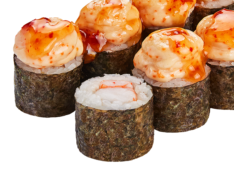 Запеченные Маки с креветкой