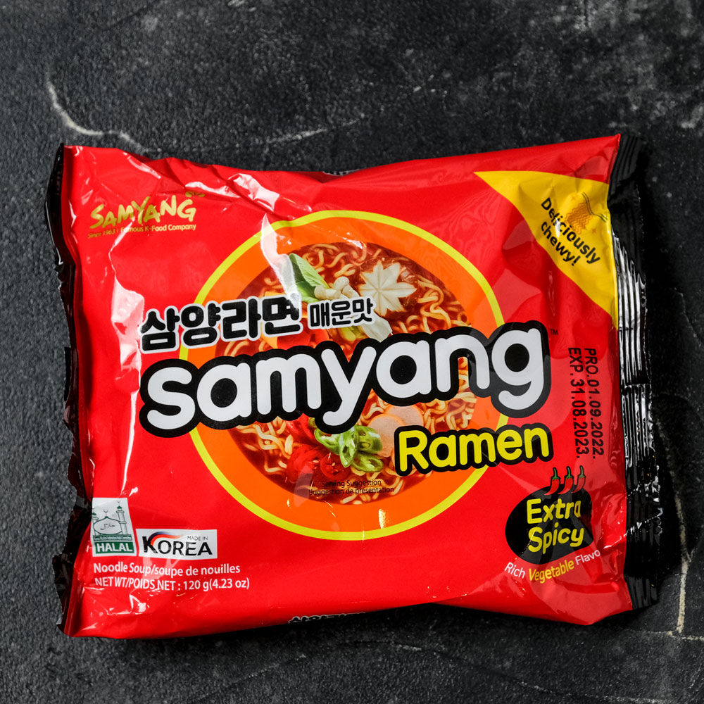 Лапша острый рамен samyang, Корея