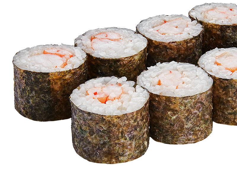 Маки с креветкой
