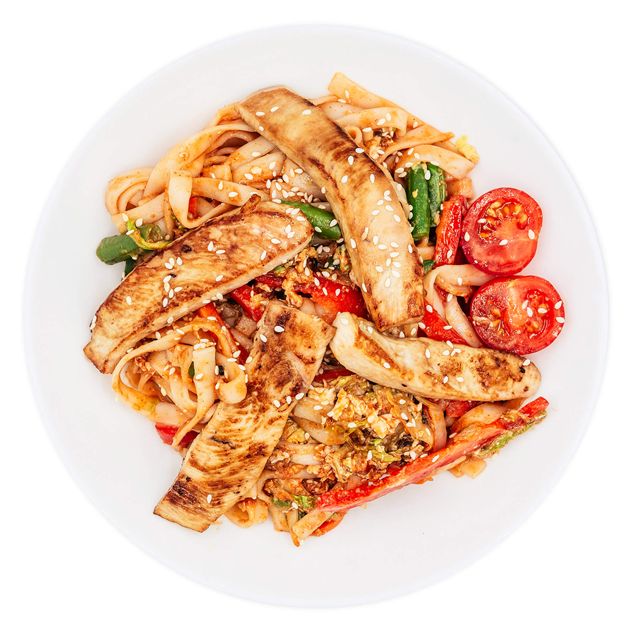 Wok удон со свининой