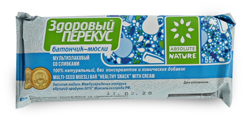 Батончик Здоровый перекус томленые сливк