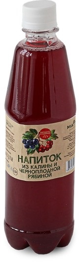 Напиток из калины и черноплодной рябины