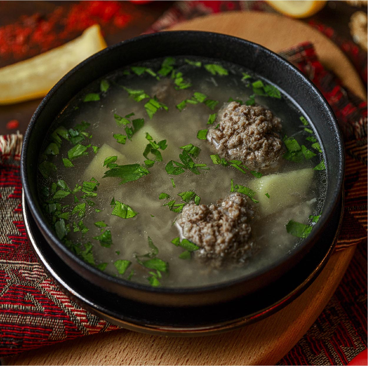 Суп с фрикадельками