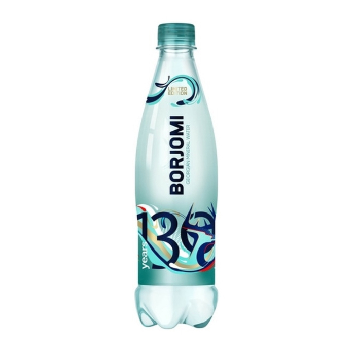 Вода минеральная Боржоми 0,5л газ пэт