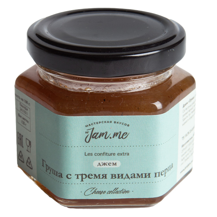 Джем Jam.me 125г ст/б груша с тремя вида