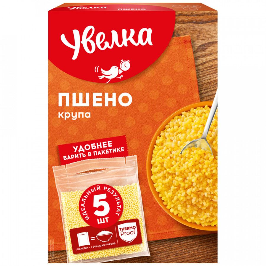 Крупа Увелка 5*80гр пшено