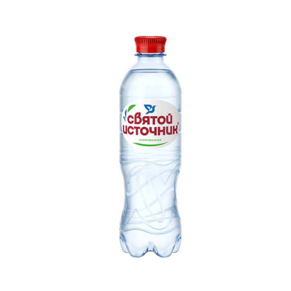 Вода Святой Источник 0,5л газ. пл/б