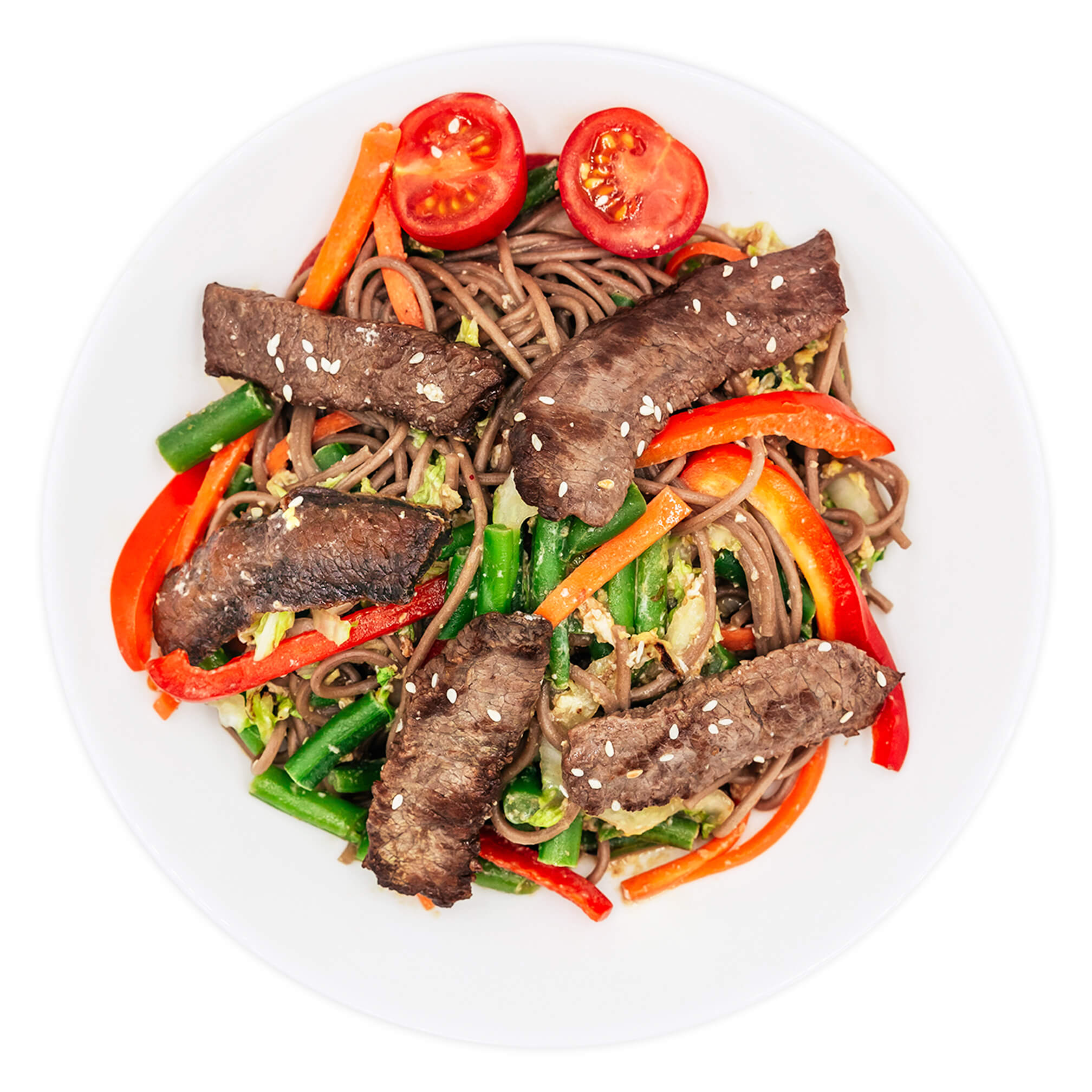 Wok соба с говядиной