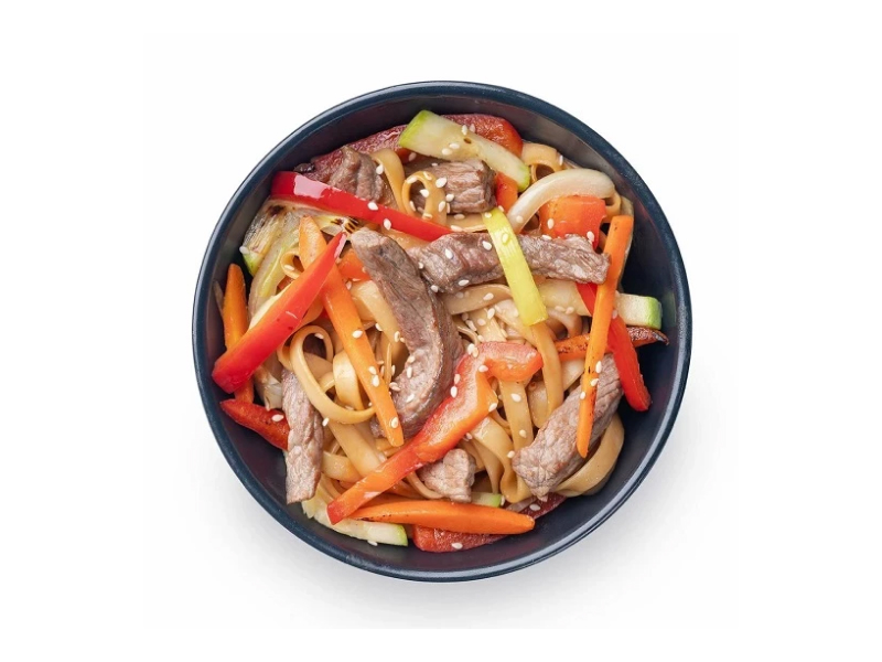 WOK свинина, UDON, соус «острый spicy»