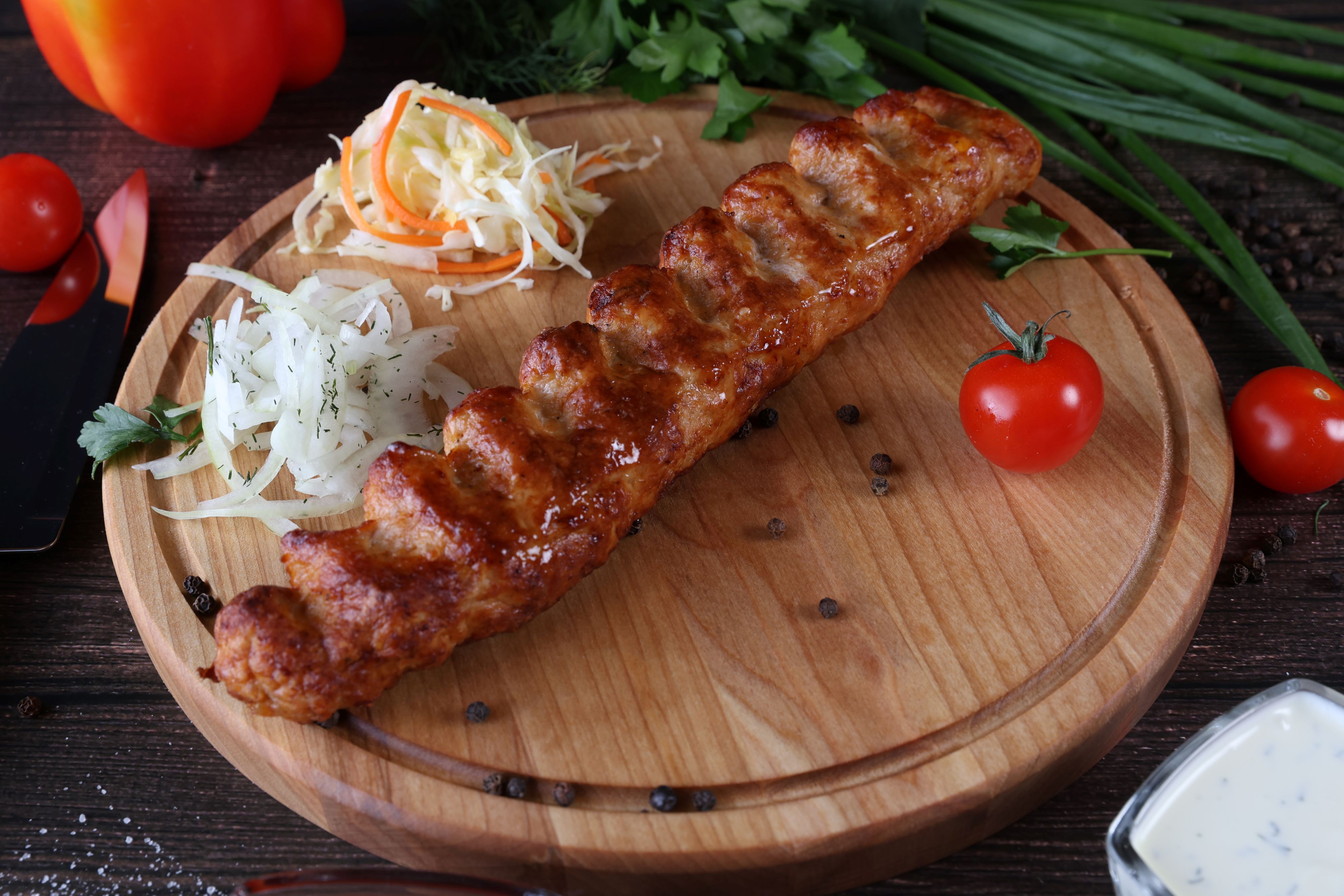 Люля-кебаб со свининой