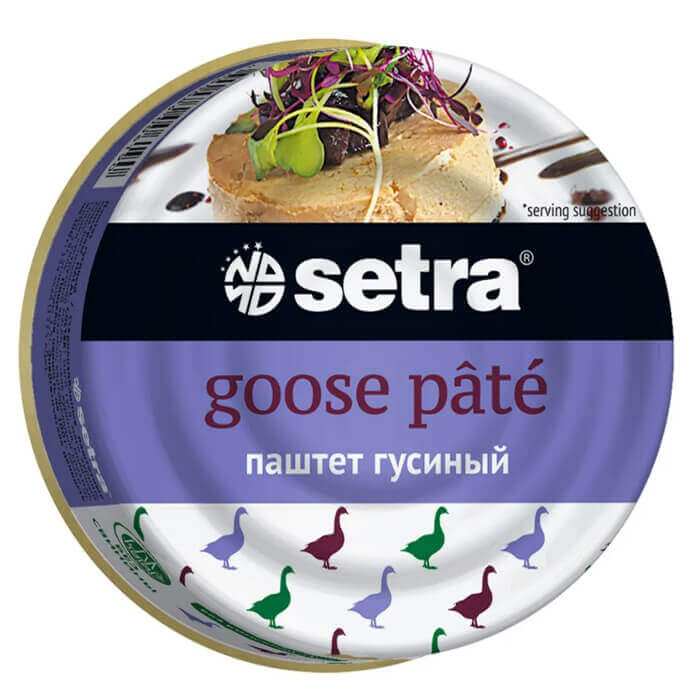 Паштет Setra 100гр ж/б гусиный