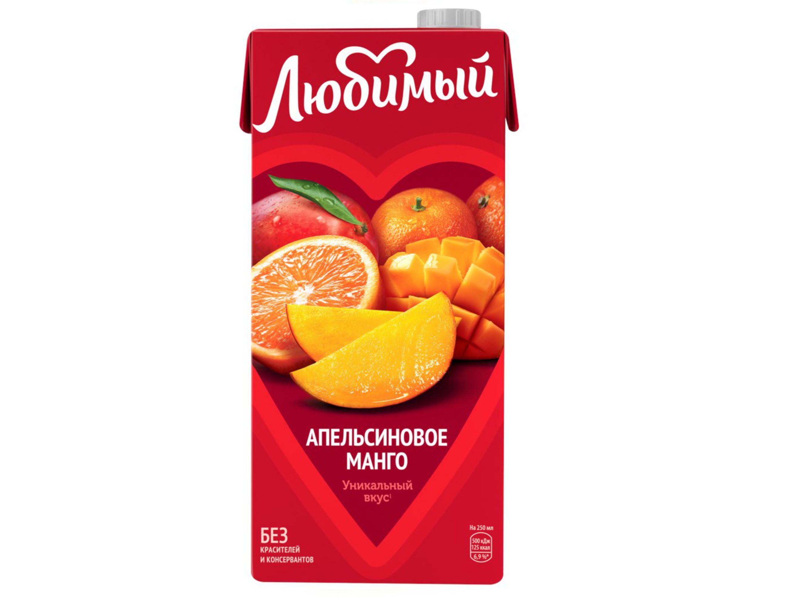 Сок Любимый Апельсиновое манго/0,95л