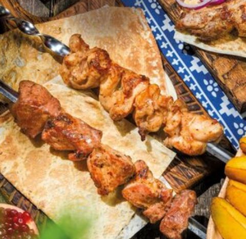 Шашлык из куриного бедра