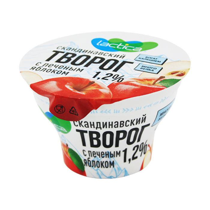 Творог Lactica скандинавский 150гр печен