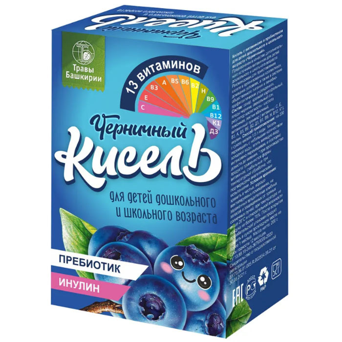 Кисель Травы Башкирии 200гр черника