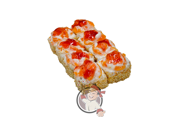 Ролл Микс с мандарином и ананасом