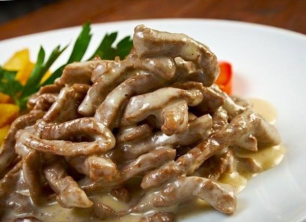 Бефстроганов из говядины