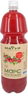 Морс из клюквы 1,5л пэт