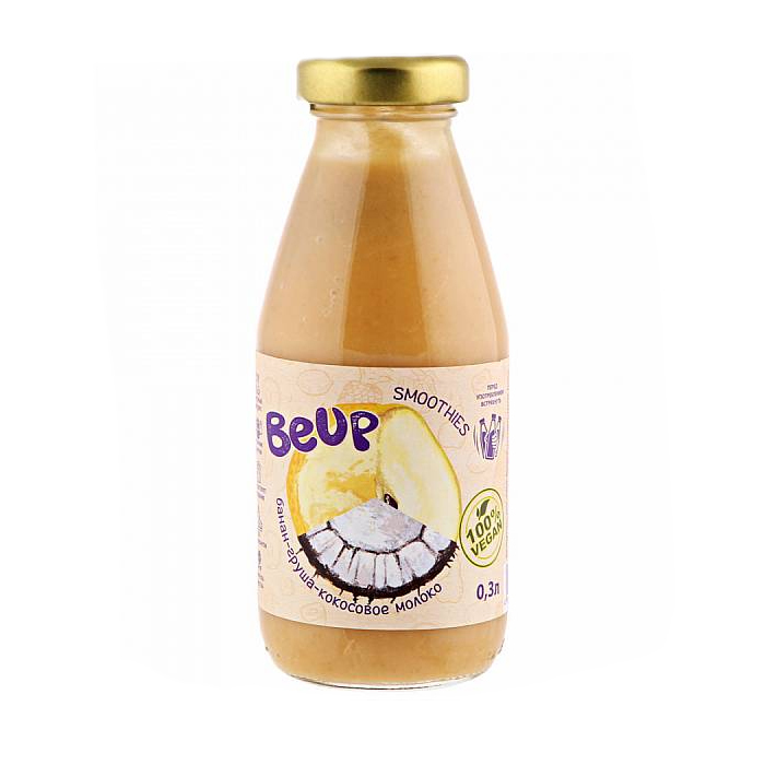 Смузи Be Up !DEAS 0,3л банан/груша/кокос