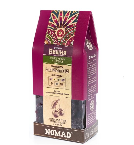 Цукаты Nomad 150г вишня
