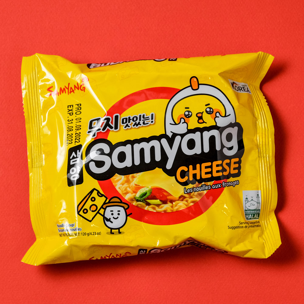 Лапша со вкусом сыра samyang