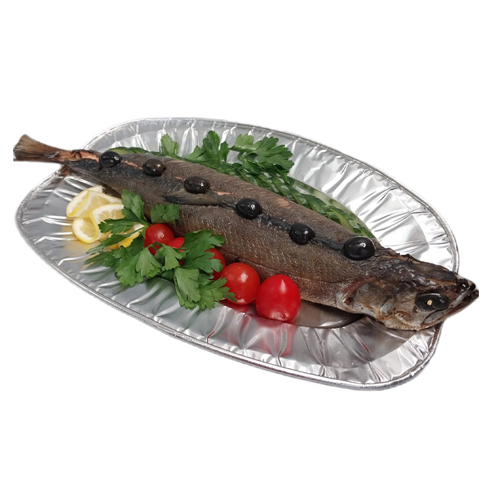 Горбуша фаршированная шампиньонами п/ф з