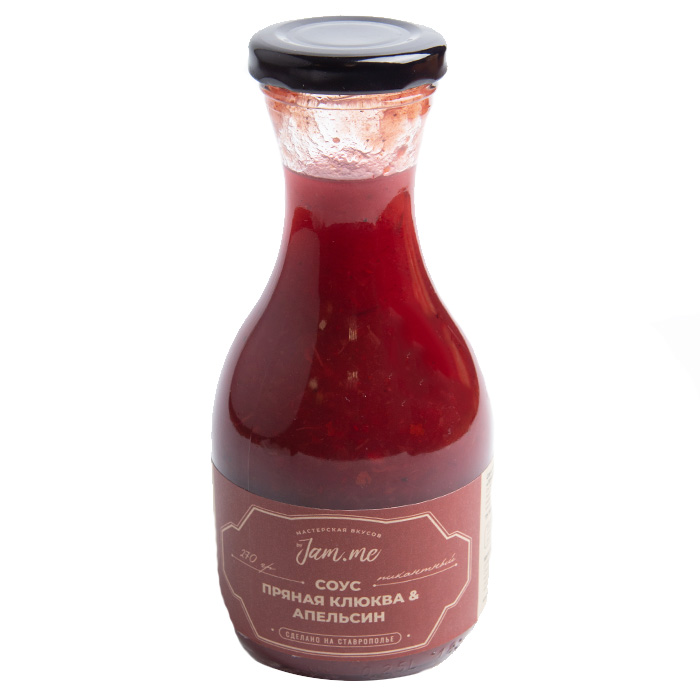 Соус Jam.me 270г пряная клюква/апельсин